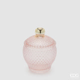 edg enzo de gasperi edg enzo de gasperi contenitore decorativo micro quadretti bombato h 145 cm d 105 cm rosa ean 8059824610492