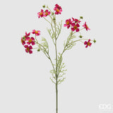 edg enzo de gasperi edg enzo de gasperi cosmos ramo con foglie h 65 cm pianta artificiale fuchsia ean 8059824485908