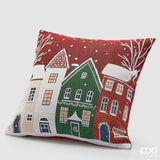 edg enzo de gasperi edg enzo de gasperi cuscino street quadrato natalizio 45 x 45 cm multicolor ean 8059824584724