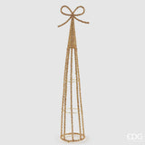edg enzo de gasperi edg enzo de gasperi decoro cono jewel natale h 66 cm gold ean 8059824497536