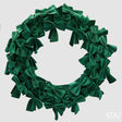 edg enzo de gasperi edg enzo de gasperi decoro corona con fiocchi natale d 75 cm green ean 8059824582096