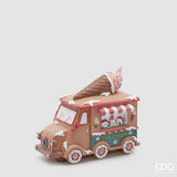 edg enzo de gasperi edg enzo de gasperi decoro furgoncino marzapane natale h 22 cm l 26 cm l 135 cm multicolo ean 8059824561626