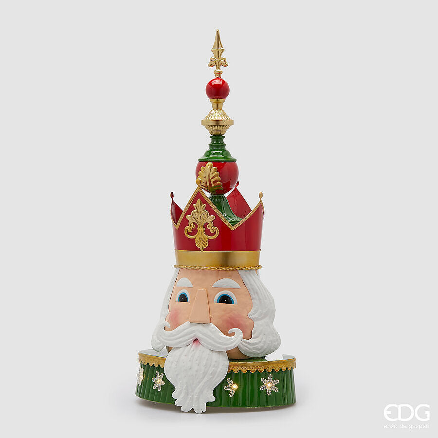 edg enzo de gasperi edg enzo de gasperi decoro soldatini di natale led h 85 cm l 40 cm l 27 cm green red ean 8059824542038