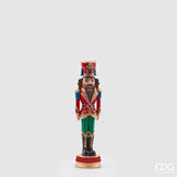 edg enzo de gasperi edg enzo de gasperi decoro soldatino di natale schiaccianoci righe h 35 cm multicolor ean 8059824283672