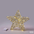 edg enzo de gasperi edg enzo de gasperi decoro stella natale intreccio 40 microled d 40 cm l 6 cm gold ean 8059824546081