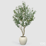 edg enzo de gasperi edg enzo de gasperi eucalipto con vaso h 244 cm pianta artificiale verde ean 8059824607287