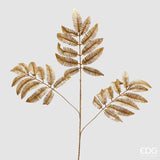 edg enzo de gasperi edg enzo de gasperi felce glitter 3 rami di natale h 95 cm gold ean 8059824580924