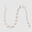 edg enzo de gasperi edg enzo de gasperi festone natalizio 20 palle brillanti avorio 8 cm l180 cm decorazione di natale ean 8059824690999
