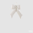 edg enzo de gasperi edg enzo de gasperi fiocco natalizio con brillanti h30x20 cm avorio decorazione di natale ean 8059824689498