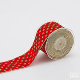 edg enzo de gasperi edg enzo de gasperi nastro quadri di natale h 65 mm l 10 mt green red ean 8059824598394