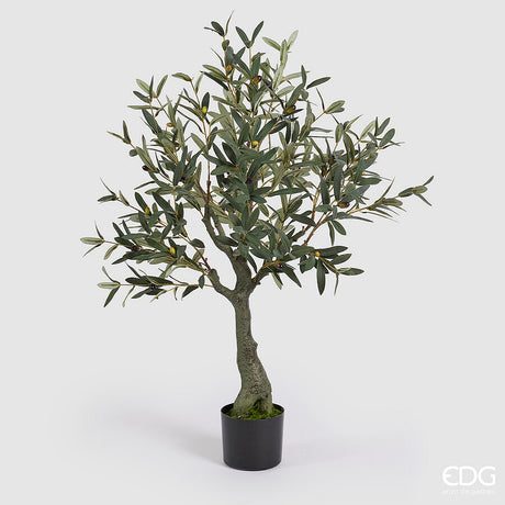 edg enzo de gasperi edg enzo de gasperi olivo con vaso h 110 cm pianta artificiale verde ean 8059824378620
