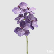 EDG Enzo De Gasperi Orchidea Vanda Ramo H 65 Cm Pianta Artificiale Viola