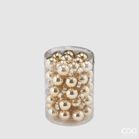 edg enzo de gasperi edg enzo de gasperi palla di natale d 2 cm cf 50 pz box gold ean 8056372810107