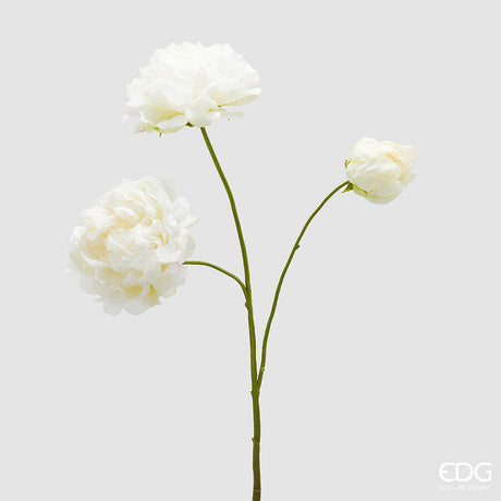 edg enzo de gasperi edg enzo de gasperi peonia ramo x3 con h 67 cm pianta artificiale colore avorio ean 8059824608505