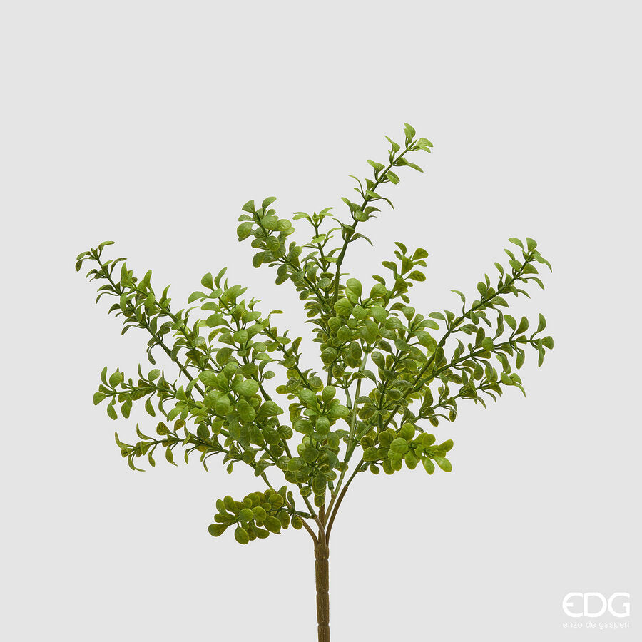 edg enzo de gasperi edg enzo de gasperi pianta artificiale bosso cespuglio h 45 cm light green pianta decorativa realistica design moderno ean 8059824668325