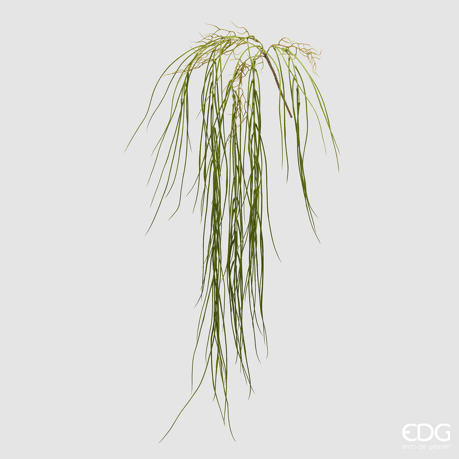 edg enzo de gasperi edg enzo de gasperi pianta artificiale erba palustre cadente h 120 cm verde pianta decorativa realistica design moderno ean 8059824667809