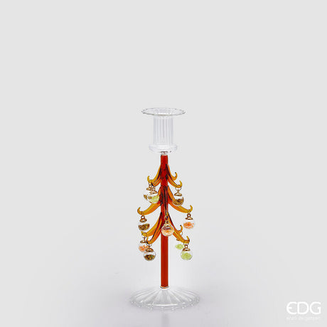 edg enzo de gasperi edg enzo de gasperi portacandela pino di natale h 245 cm d 9 cm brown ean 8059824571953