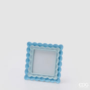 EDG Enzo De Gasperi Portafoto Cornice Balze Quadrato H 15 Cm L 15 Cm Blu