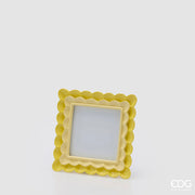 EDG Enzo De Gasperi Portafoto Cornice Balze Quadrato H 15 Cm L 15 Cm Giallo