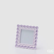 EDG Enzo De Gasperi Portafoto Cornice Balze Quadrato H 15 Cm L 15 Cm Lilla