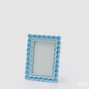 EDG Enzo De Gasperi Portafoto Cornice Balze Rettangolare H 20 Cm L 15 Cm Blu