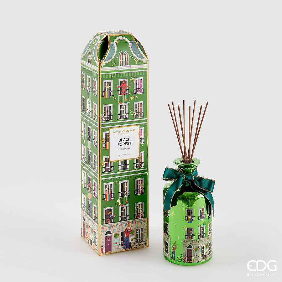 edg enzo de gasperi edg enzo de gasperi profumatore bottiglia di natale rue de rivoli 200 ml h 135 cm black forest vert ean 8059824556455