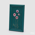 edg enzo de gasperi edg enzo de gasperi quadro rettangolare con fiori verde acqua 43 x 26 cm decorazione parete design moderno casa ean 8059824620989