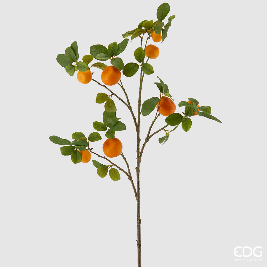 edg enzo de gasperi edg enzo de gasperi ramo mandarino rex con frutti pianta artificiale h 110 cm arancione ean 8056372839108