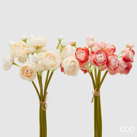edg enzo de gasperi edg enzo de gasperi ranuncolo bouquet x6 ass h 30 cm pianta artificiale rosa chiaro o scuro 1 pz ean 8059824474896