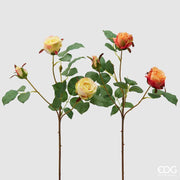 EDG Enzo De Gasperi Rosa Olga Olis Ramo Ass. H 62 Cm Pianta Artificiale Giallo Arancione 1 Pz