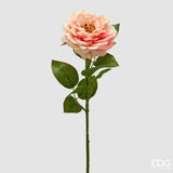 edg enzo de gasperi edg enzo de gasperi rosa ramo con foglie h 58 cm pianta artificiale pesca ean 8059824647405