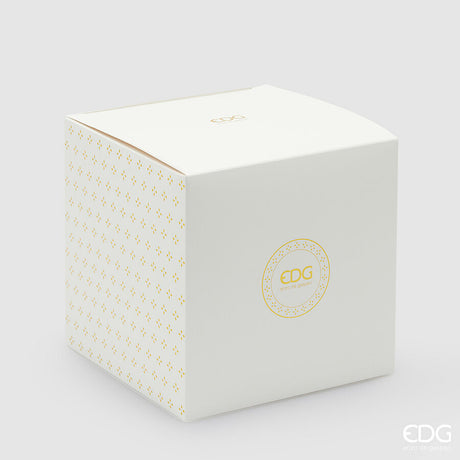 edg enzo de gasperi edg enzo de gasperi scatola bomboniera h 165 cm l 165 cm l 165 cm avorio logo edg oro scatola regalo ean 8059824453242