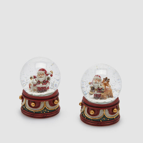 edg enzo de gasperi edg enzo de gasperi sfera acqua babbo natale blaze ass h 95 cm d 7 cm 1 pz rosso oro ean 8059824572516