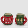 edg enzo de gasperi edg enzo de gasperi tazza maglione di natale ass h 12 cm d 155 cm green red 1 pz ean 8059824539779