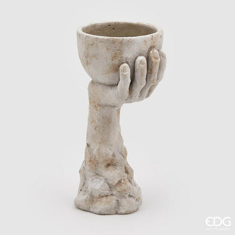 edg enzo de gasperi edg enzo de gasperi vaso cemento graal h 365 cm cemento waterproof grigio ean 8059824017260