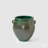 edg enzo de gasperi edg enzo de gasperi vaso fenice rotondo bombato h 58 cm d 50 cm verde ean 8056372828485