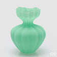 edg enzo de gasperi edg enzo de gasperi vaso flow sinuoso h 32 cm d 26 cm waterproof vetro satinato verde ean 8059824630711
