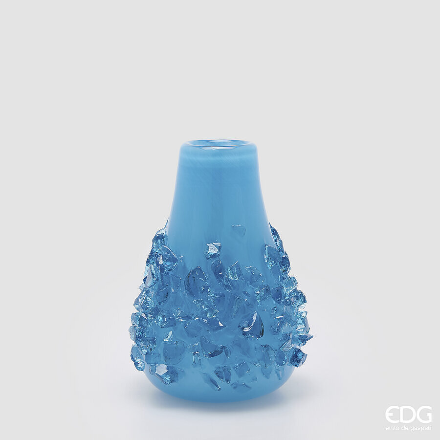 edg enzo de gasperi edg enzo de gasperi vaso gemme goccia h 29 cm d 21 cm blu ean 8059824632340