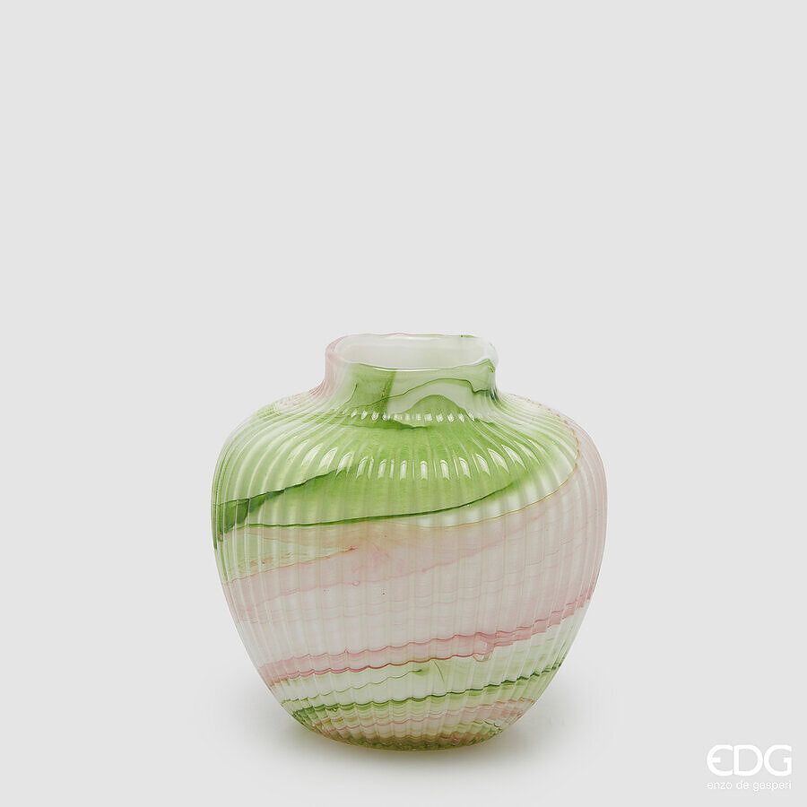 edg enzo de gasperi edg enzo de gasperi vaso macula anfora h 225 cm d 23 cm waterproof vetro mix verde ean 8059824618917