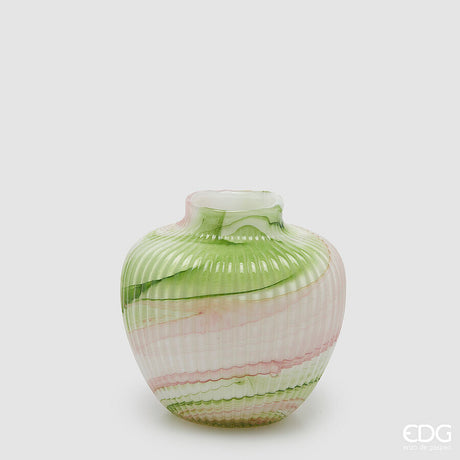 edg enzo de gasperi edg enzo de gasperi vaso macula anfora h 225 cm d 23 cm waterproof vetro mix verde ean 8059824618917