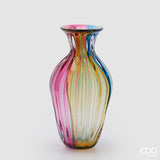 edg enzo de gasperi edg enzo de gasperi vaso rainbow anfora vetro h 41 cm d 21 cm multicolor ean 8059824632289