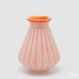 edg enzo de gasperi edg enzo de gasperi vaso righe con bordo h 28 cm d 23 cm waterproof vetro coral ean 8059824619198