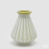 edg enzo de gasperi edg enzo de gasperi vaso righe con bordo h 28 cm d 23 cm waterproof vetro verde chiaro ean 8059824619235