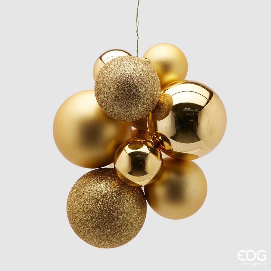 Décoration De Noël EDG Enzo De Gasperi - Magnolia Métallique Avec Clip D 20 - Neuf