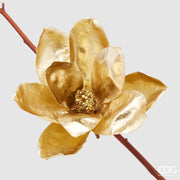 EDG Enzo De Gasperi Magnolia Natale Metallica con Clip D 20 Cm Oro