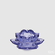 EDG Enzo De Gasperi Portacandela Lotus H4 D10 Blu