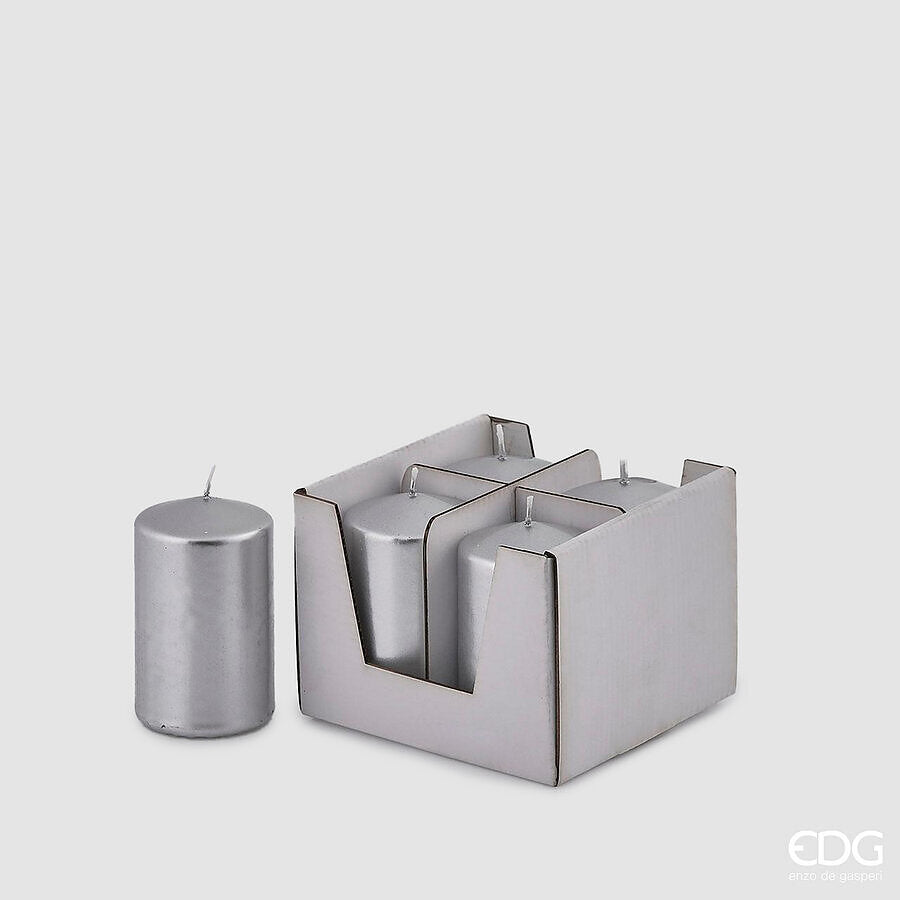 immagine-1-edg-enzo-de-gasperi-set-4-candele-di-natale-moccolo-h-10-cm-d-6-cm-silver-ean-8056372821783