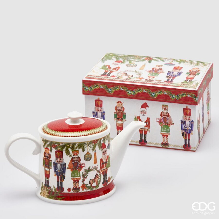 REMEMBER Teiera Lorenzo In Porcellana E Acciaio Inox – 1,2 L, Colino Per Foglie Sfuse, Lavabile In Lavastoviglie, Design Colorato Per Un Teatime Allegro