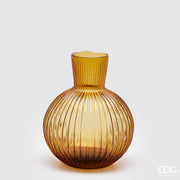 EDG Enzo De Gasperi Vaso Ampolla H 35 Cm D 29 Cm Ambra