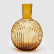 EDG Enzo De Gasperi Vaso Ampolla H 48 Cm D 34 Cm Ambra